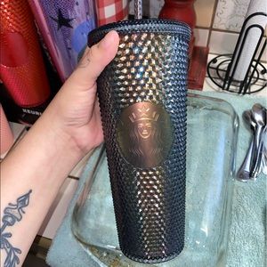 Grey studded Starbucks venti cup